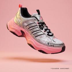 adidas XLG FIN PULSE透气轻便低帮女子跑步鞋