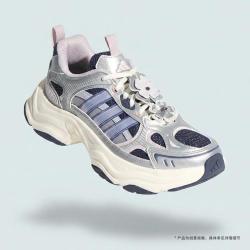 adidas XLG FIN PULSE透气轻便低帮女子跑步鞋