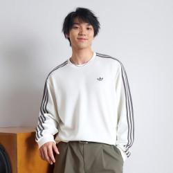 adidas 三叶草 秋季时尚休闲运动日常男子长袖T恤