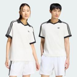 adidas 三叶草 夏季休闲翻领中性POLO衫