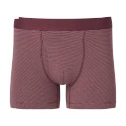 优衣库 针织短裤/普通腰/条纹男装内裤482597 479496 482597/18暗红色(此商品不支