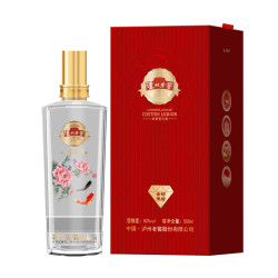 泸州老窖 金锦玉绣 纯粮食浓香型白酒 52度500ml*1瓶