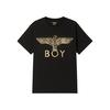 BOY LONDON N01906 烫金翅膀图案 黑色 S码 男士短袖T恤