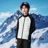 PUMA 童装2026新款儿童羽绒服轻薄保暖拼接设计时尚