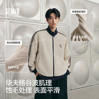 森马 运动立领夹克 浅驼 L 男士外套