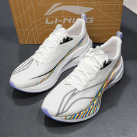 李宁 轻便 男士跑鞋 赤兔9pro ARPW001-41 香槟白 43.5