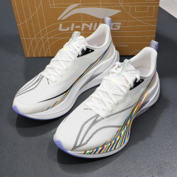 李宁 轻便 男士跑步鞋 赤兔9pro ARPW001-41 香槟白 39