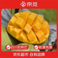 京觅 攀枝花凯特芒果 净重4.5斤单果300g+新鲜甜芒果生鲜水果源头直发