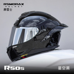 摩雷士 R50S摩托车头盔男女四季机车全盔星空黑