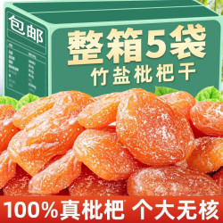 绿度山庄 竹盐枇杷干福建云霄特产入口清润无核添加果干蜜饯休闲零食