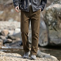 Timberland 男裤春秋款户外运动裤宽松直筒灯芯绒男士休闲裤