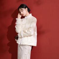 三彩 素梅流光】2025冬季款90白鹅绒羽绒服直充C