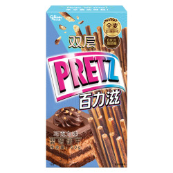 格力高 办公室休闲零食 巧克力味饼干棒  巧克力味50g 普通盒装