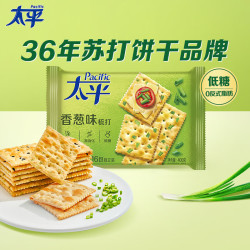 太平 梳打饼干 香葱味 400g
