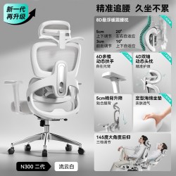 安格兰 N300Pro人体工学椅子电脑椅家用久坐舒适办公椅学习电竞椅