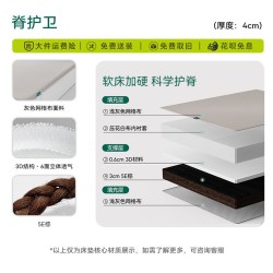 大自然 家用软床垫加硬神器护脊专用山棕薄款偏硬床垫