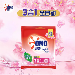 奥妙 天然酵素去污除菌含金纺精华三合一洗衣粉 樱花香氛 1.1kg*1袋