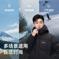雪中飞 雪壳系列 高充绒90绒 男子加厚羽绒服