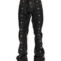 DSQUARED2  S71LB1793D30042900 深蓝色 金属扣风格牛仔裤