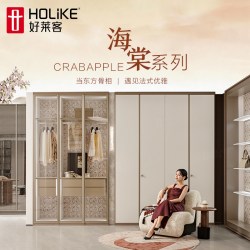 好莱客 新中式现代简约全屋定制套餐卧室衣柜橱柜一体化收纳电商
