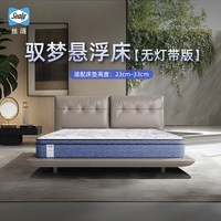 丝涟 家用卧室双人床架主卧悬浮床架高端简约