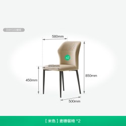 全友 家居现代简约多功能伸缩岩板餐桌可变圆桌客厅家用饭桌椅组合