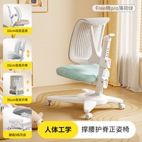 青节 儿童学习专用椅子背杆free座椅升降青少年矫正坐姿写字椅