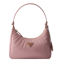 PRADA Re-Edition 2005 Re-Nylon迷你手袋 桃粉色