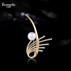 Eternelle 波西米亚风胸针 浅黄色 xz01122