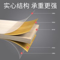 竹中生智 楠竹材质 多层窄款鞋架