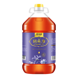 索米亚 宁夏传统小磨压榨清香5L亚麻籽油孕妇月子油食用油