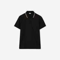 BURBERRY 男装 格纹装饰棉质 Polo 衫 多色