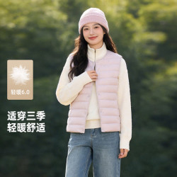 雪中飞 女式羽绒马甲 螺甸紫 M码 165/88A