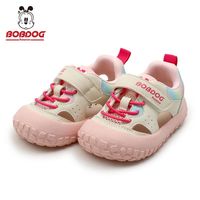 百亿补贴：BOBDOG HOUSE 巴布豆家族宝宝鞋子防滑婴儿童鞋软底夏季透气网眼薄款机能学步鞋