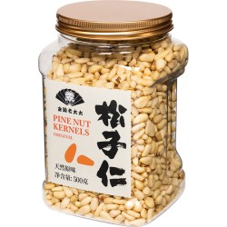 金陵老太太 红松仁 500g 天然原味（金罐包装）