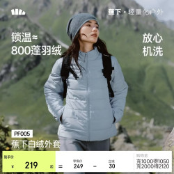 蕉下 薄款棉服女秋冬新款防风立领夹棉外套显瘦排骨冲锋衣内胆PF005