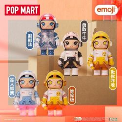 泡泡玛特 POPMART/泡泡玛特MEGA SPACE MOLLY 100% × emoji™ 盲盒