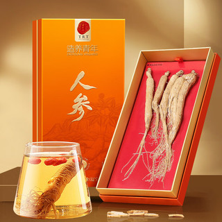 同仁堂 东北长白山园参 50g*1盒 人参