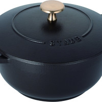 staub 珐宝 珐琅铸铁锅 M 18cm 双手柄铸铁锅 搪瓷锅 支持IH Wa-NABE 40501-005
