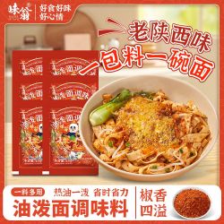 味翁 油泼面调味料15g调料包专用拌面条陕西油泼面调料宽面辣椒面