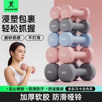 悠赞 纯铁防滑 哑铃