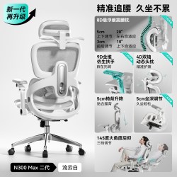 安格兰 N300 Max电动按摩人体工学椅电脑椅久坐舒适