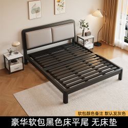杏德 铁艺床双人床现代简约单人床加厚加固铁架床宿舍出租屋架子床铁床