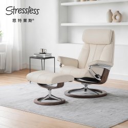 STRESSLESS 思特莱斯挪威进口舒适椅保罗单人沙发真皮躺椅奢华旗舰