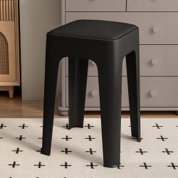 麦田 家用靠背餐椅现代简约加厚久坐舒服塑料一体凳子网红商用餐桌椅子