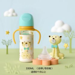 贝亲 经典自然实感系列 PPSU彩绘奶瓶 日版