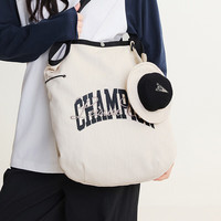 Champion 大容量轻便单肩背包 米色 均码