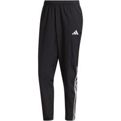 adidas 印花条纹松紧腰运动裤 男款