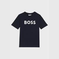 HUGO BOSS 男款儿童舒适柔软印花短袖T恤