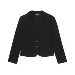 EMPORIO ARMANI 女童童装柔软舒适休闲学院纯色翻领休闲西服外套
